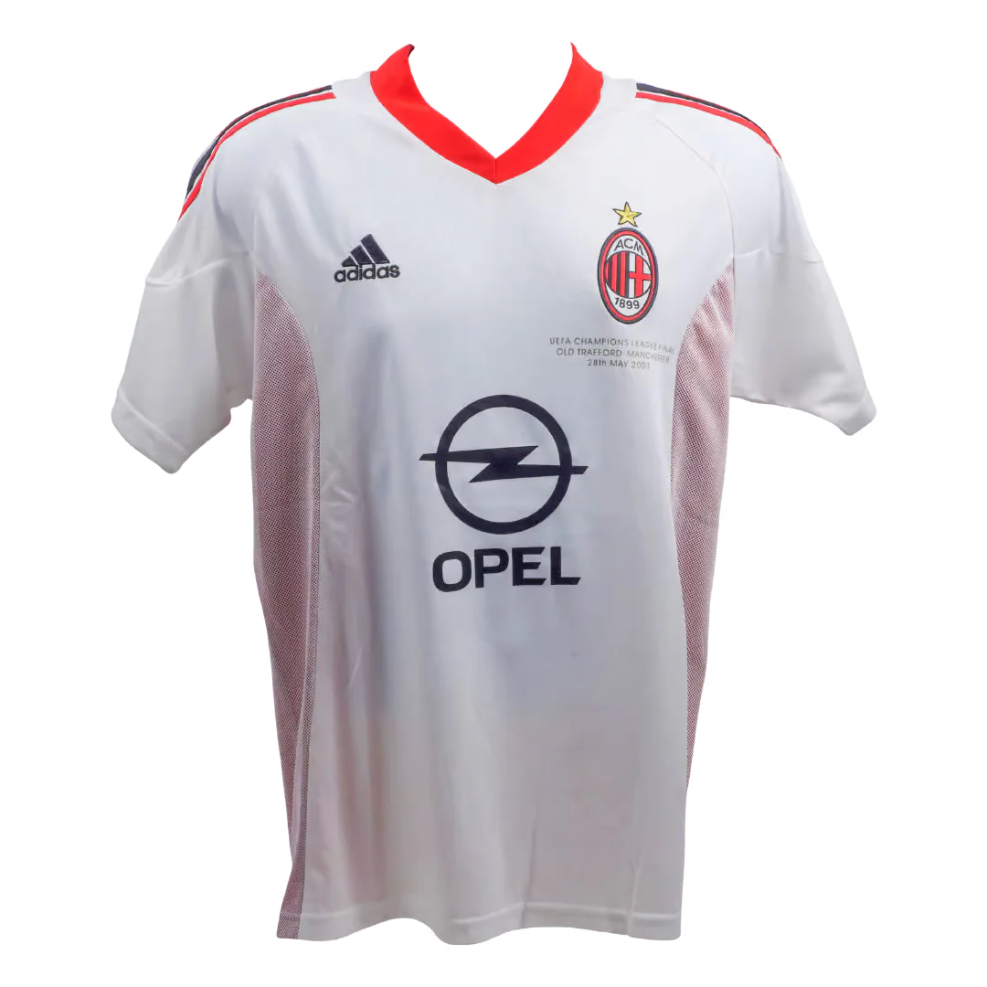 Framed Andrea Pirlo Signed AC Milan Away Soccer Jersey #21 with Beckett Witness - Image 4