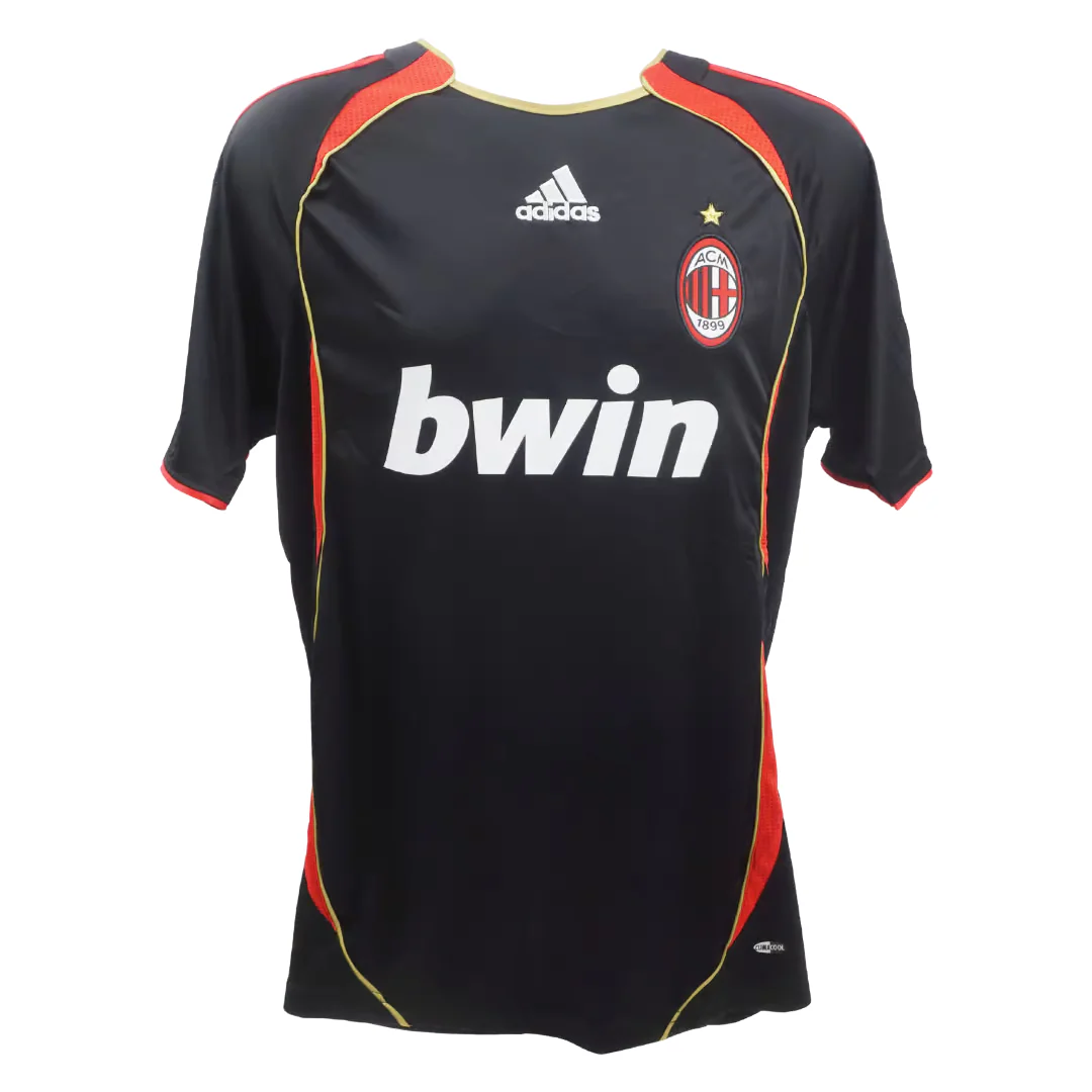 Framed Andrea Pirlo Signed AC Milan Away Soccer Jersey #21 with Beckett Witness - Image 4