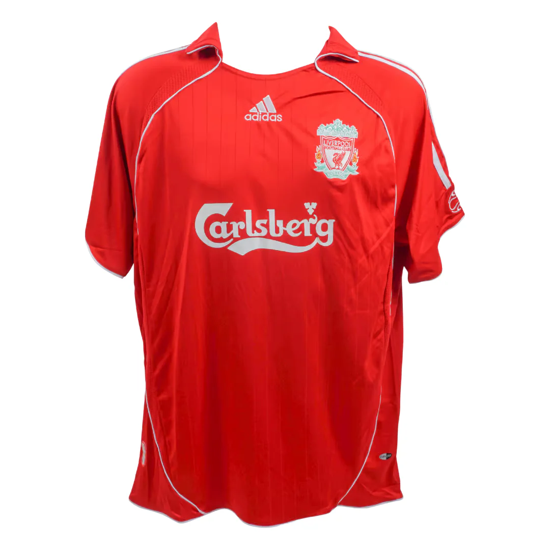 Framed Fernando Torres Signed Liverpool FC Home Soccer Jersey #9 with Beckett COA - Image 4
