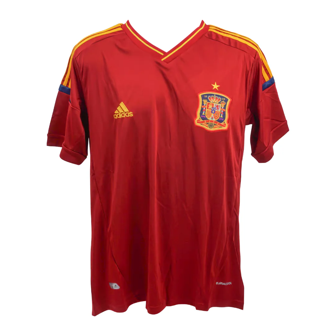 Framed Fernando Torres Signed Spain FC Home Soccer Jersey #9 with Beckett COA - Image 4