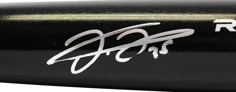 Frank Thomas Signed Black Rawlings Baseball Bat with Beckett Witness - Image 2