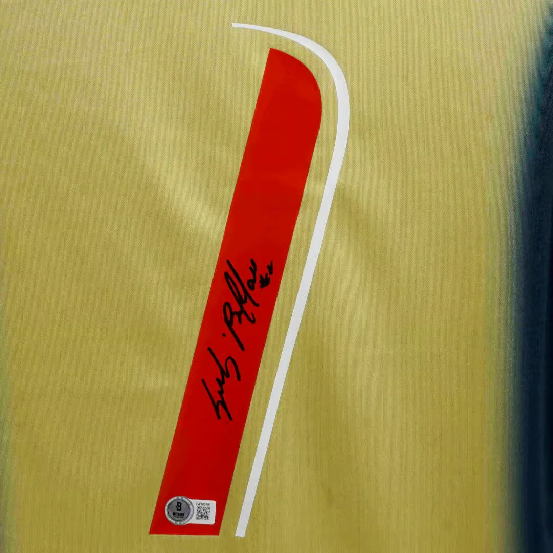 Framed Gianluigi Buffon Signed Italy Away Soccer Jersey #1 with Beckett Witness - Image 2