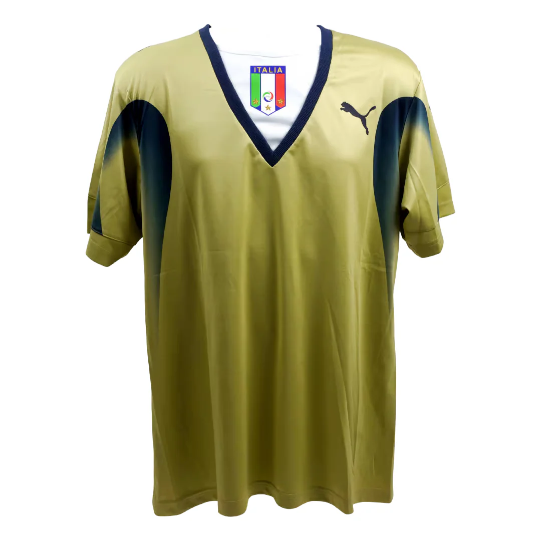 Framed Gianluigi Buffon Signed Italy Away Soccer Jersey #1 with Beckett Witness - Image 4