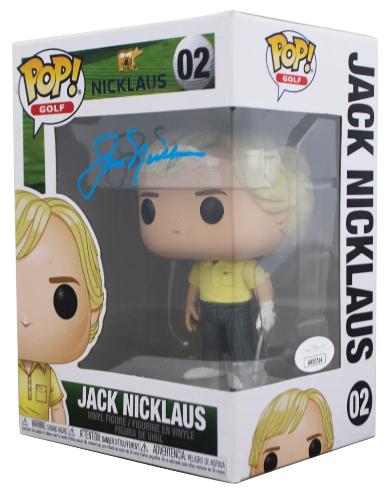 Jack Nicklaus Authentic Signed #02 Funko Pop Vinyl Figure JSA - Image 2