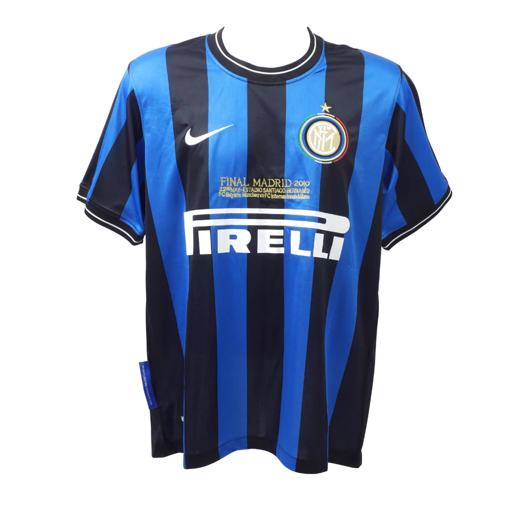 Framed Javier Zanetti Signed Inter Milan Home Soccer Jersey #4 with Beckett COA - Image 4