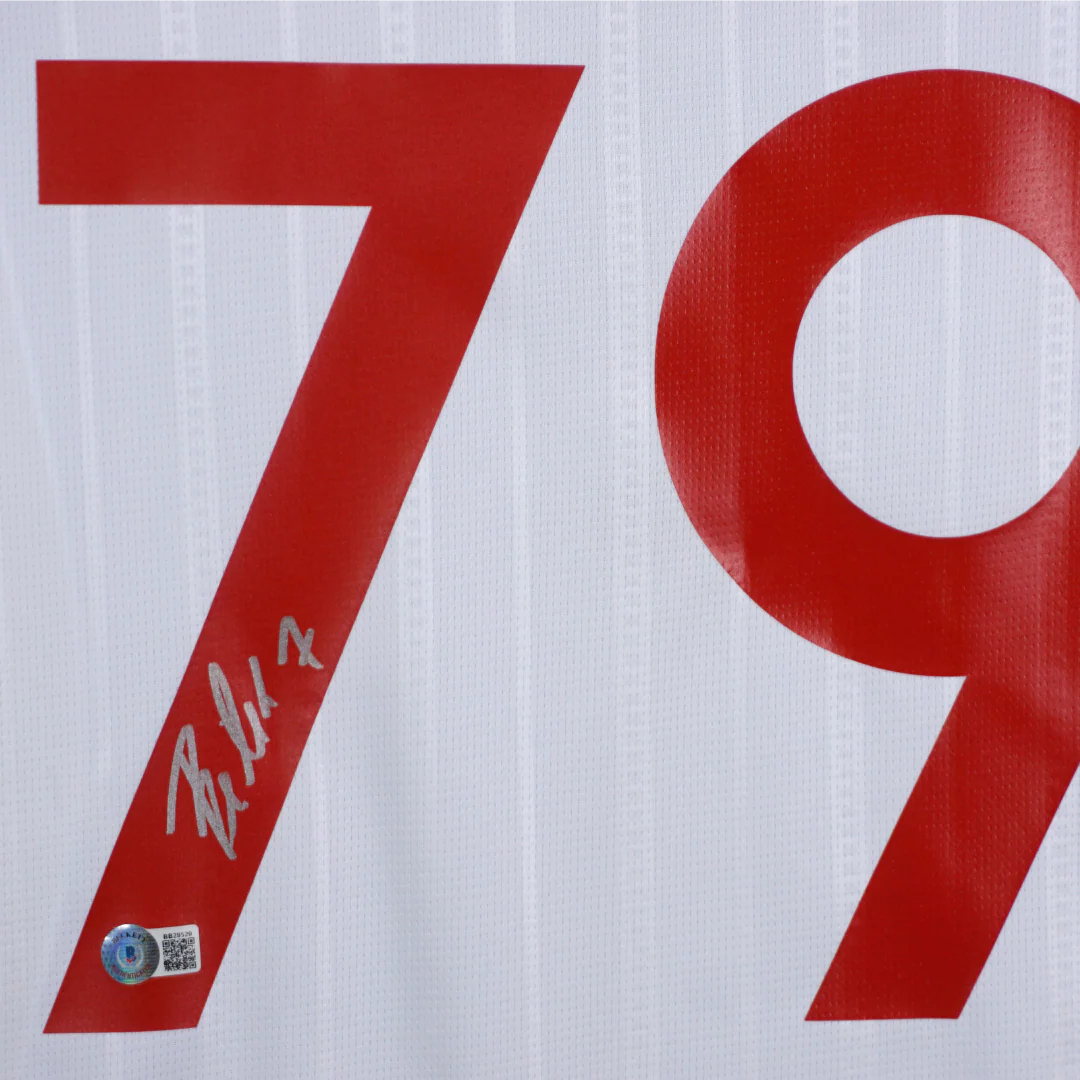 Framed Joao Felix Signed AC Milan Away Soccer Jersey #79 with Beckett COA - Image 2
