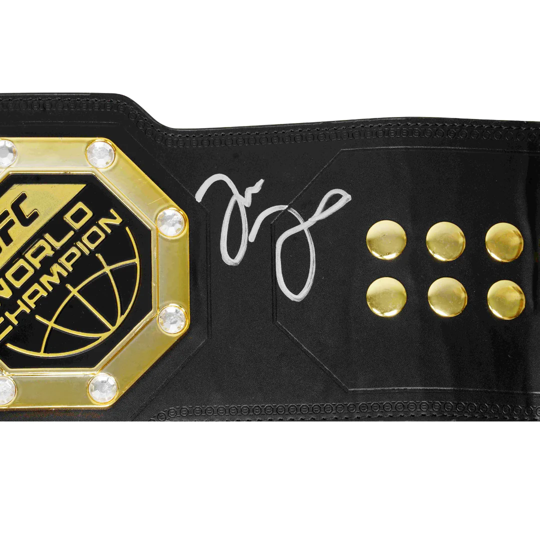 Jon Jones Signed Replica Full Size UFC Championship Belt with Beckett Witness - Image 2