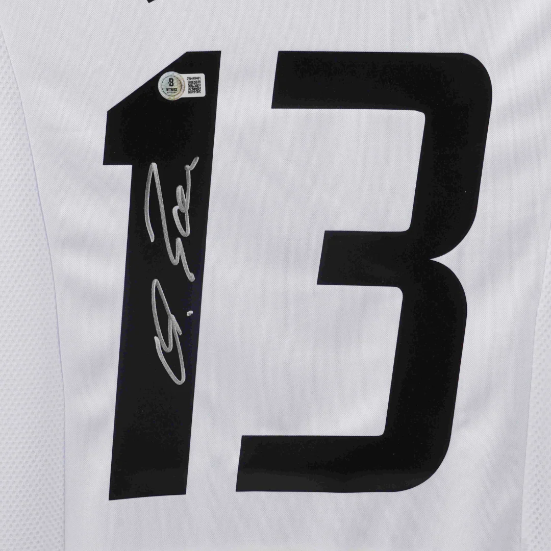 Framed Michael Ballack Signed Germany Soccer Jersey #13 with Beckett Witness - Image 2