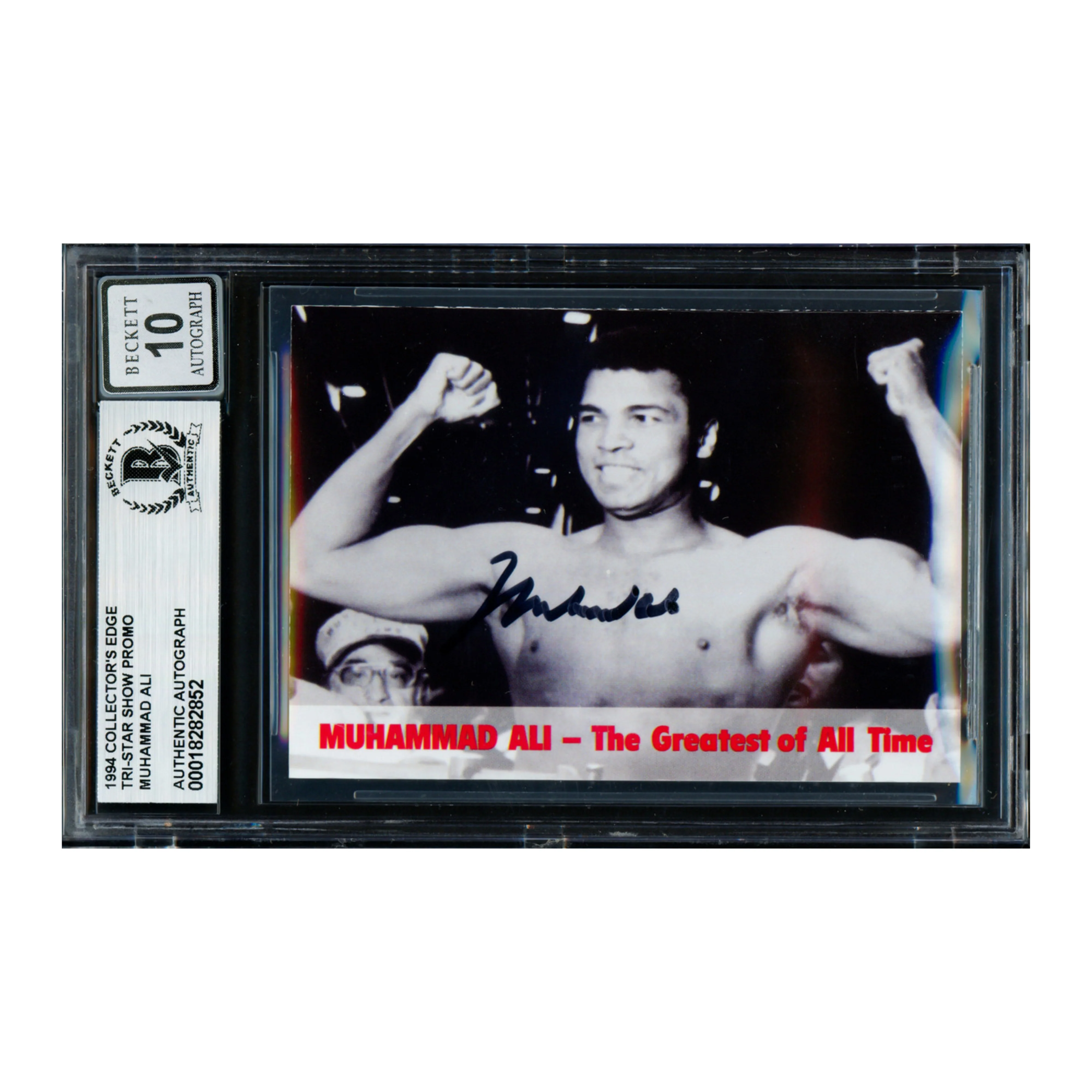 Muhammad Ali Autographed 1994 Collectors Edge Card Auto Grade - BGS Auto 10
