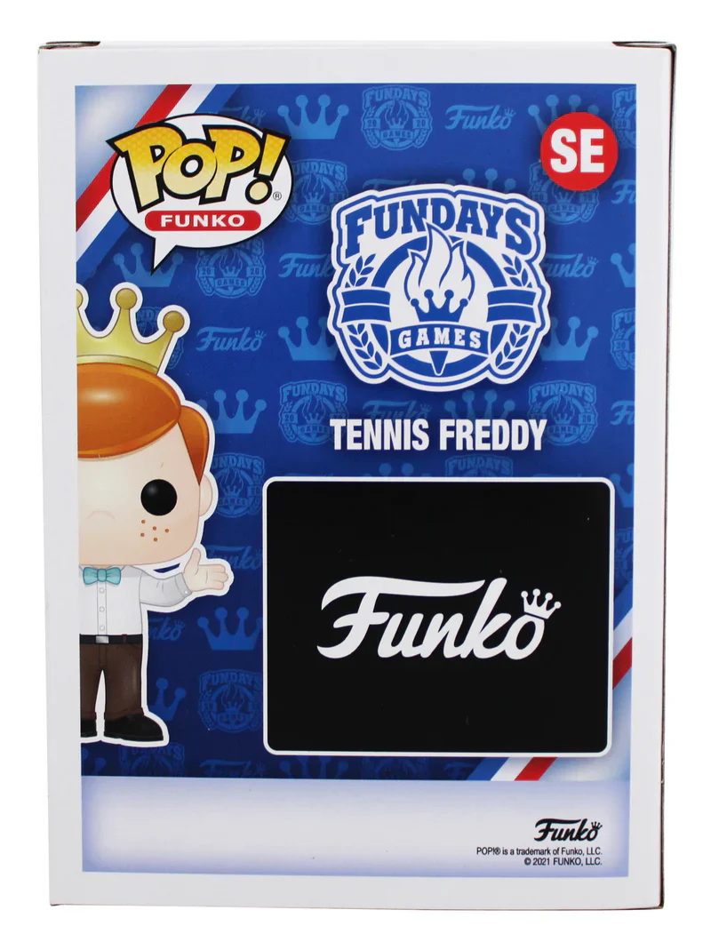 Novak Djokovic Signed Tennis Freddy #SE Funko Pop Vinyl Figure BAS - Image 4
