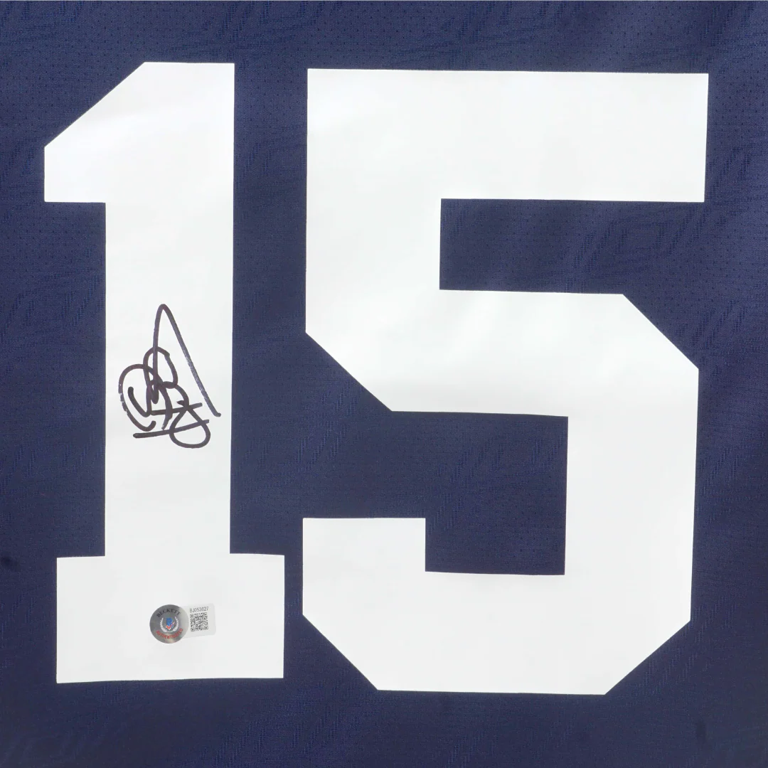 Patrick Kluivert Signed AFC Ajax Away Soccer Jersey #15 with Beckett COA - Image 2