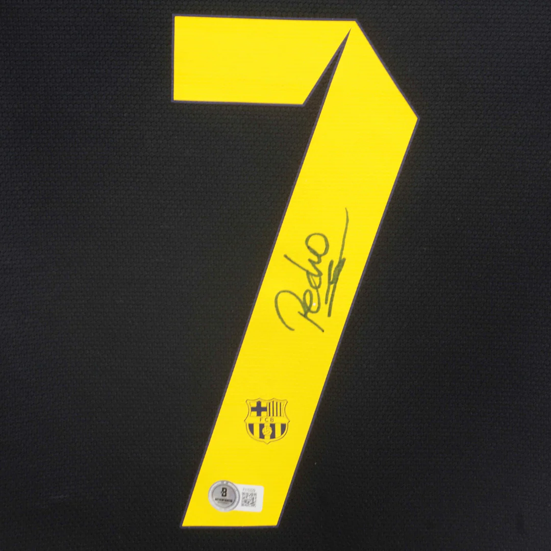 Pedro Signed FC Barcelona Away Soccer Jersey #7 with Beckett COA - Image 2