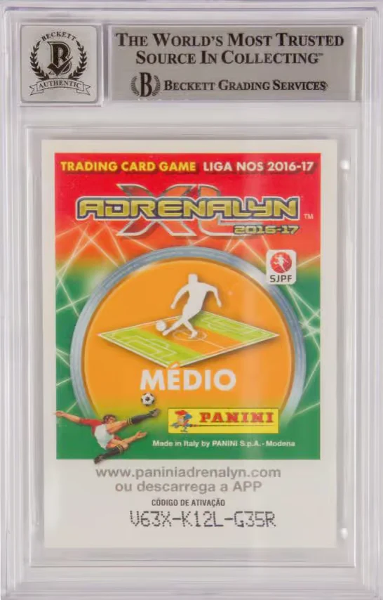 Raphinha Signed 2016-17 Panini Adrenalyn XL Rookie Card – BGS 10 Autograph - Image 2