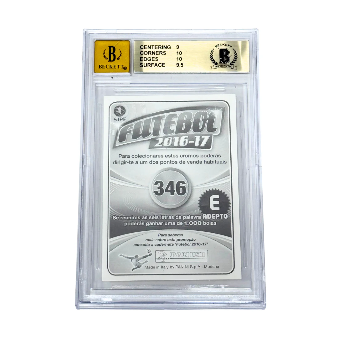 Raphinha Signed 2016-17 Panini Futebol Rookie Sticker #346 – BGS 9.5 AUTO 10 - Image 2
