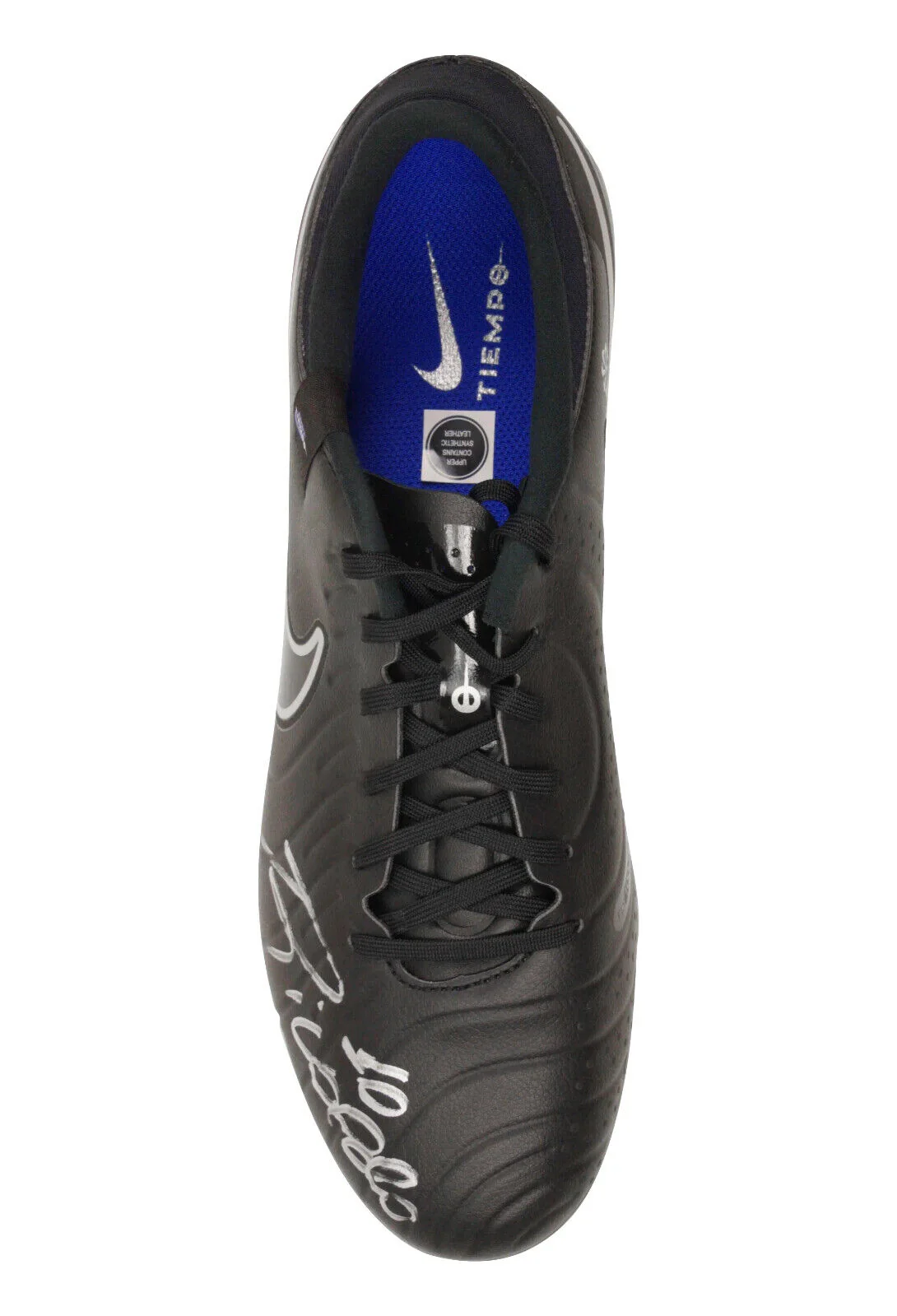 Rivaldo Signed Nike Tiempo Soccer Cleat with Beckett COA - Image 2