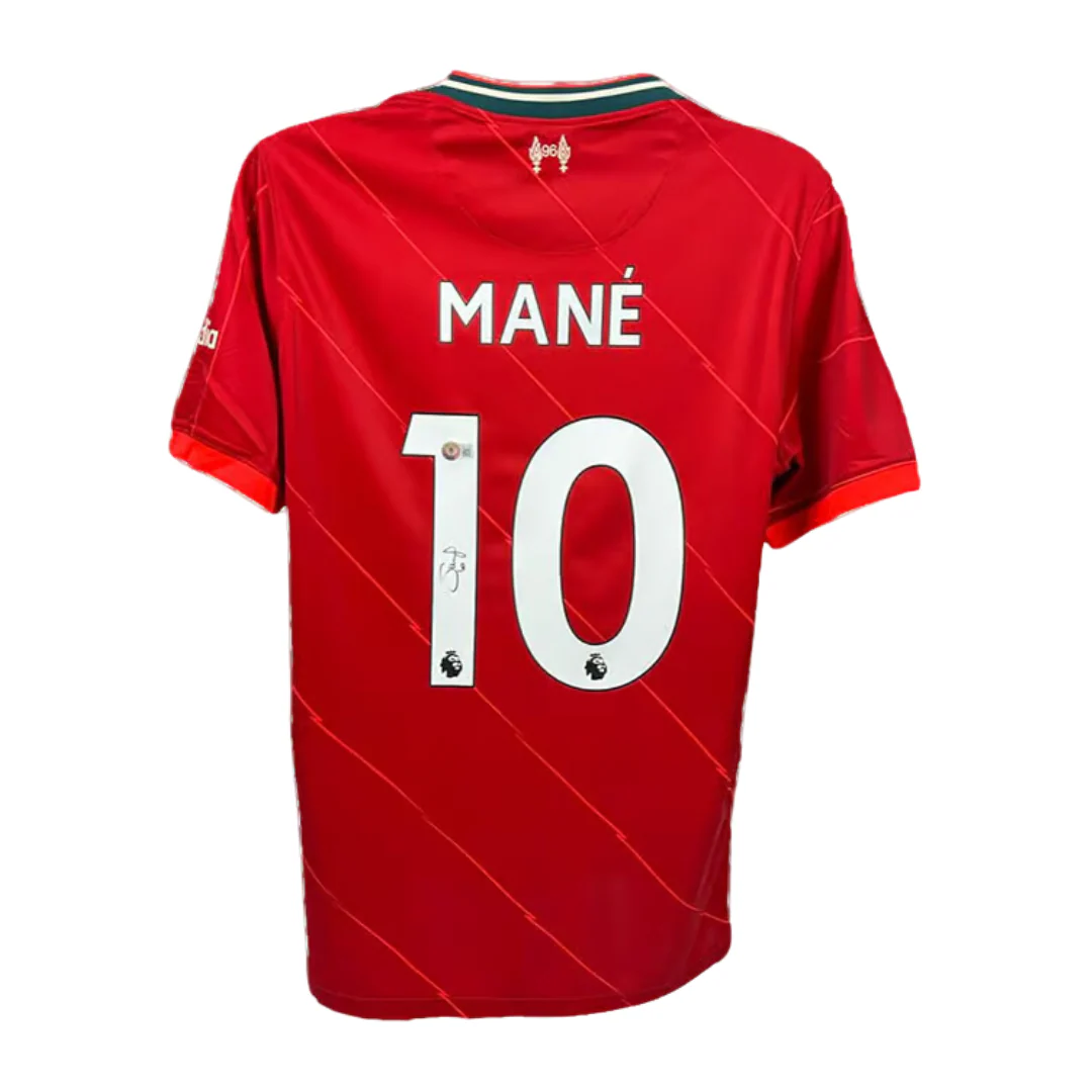 Sadio Mane Signed Liverpool FC Soccer Jersey #10 with Beckett COA - Image 3