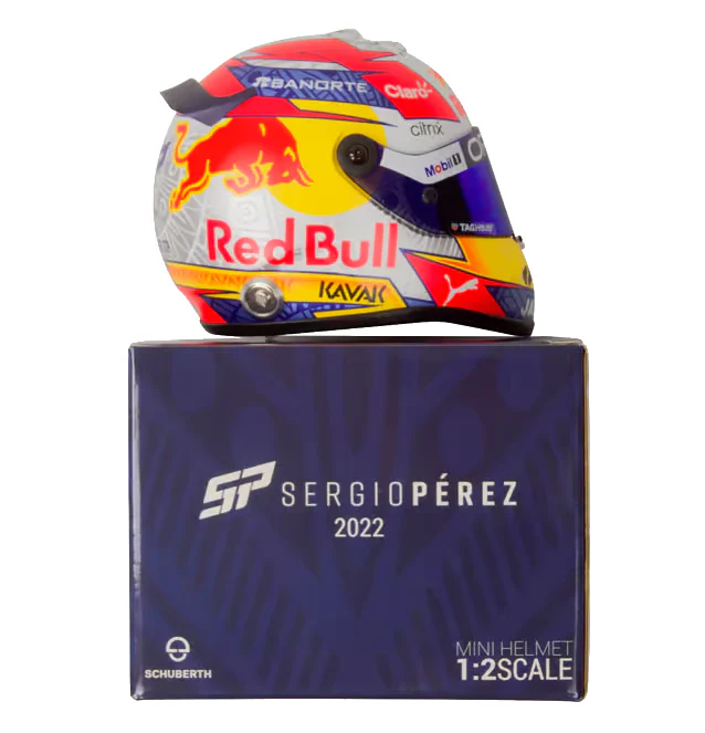 Sergio Perez Signed Formula 1 RedBull Racing Helmet 1:2 Scale with Beckett COA - Image 2