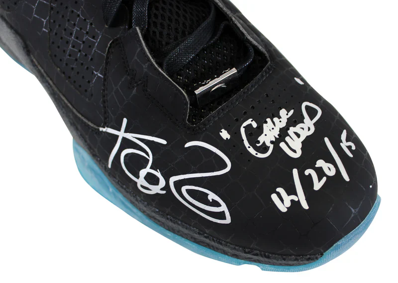 Timberwolves Kevin Garnett "Game Used 12/28/15" Signed Anta KG6 Shoes BAS Wit - Image 2