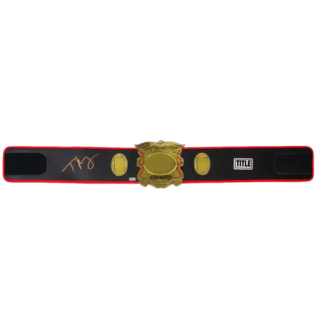 Tyson Fury Signed Title Championship Boxing Belt Replica with Beckett COA