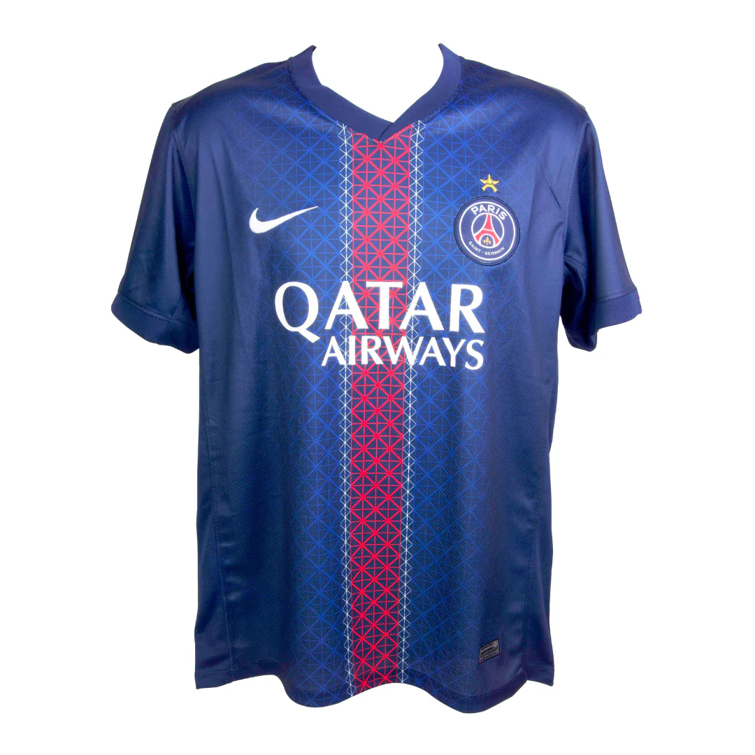 Framed Warren Zaire-Emery Signed PSG Home Soccer Jersey #33 with Beckett Witness - Image 4